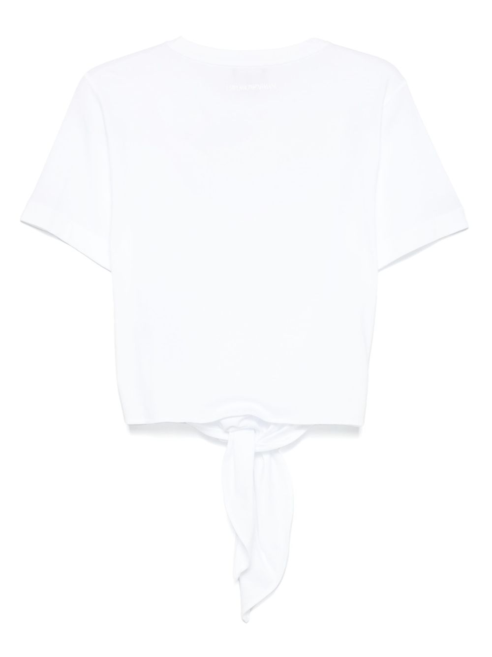 EMPORIO ARMANI Logo Cotton T-Shirt for Women - SS25 Collection