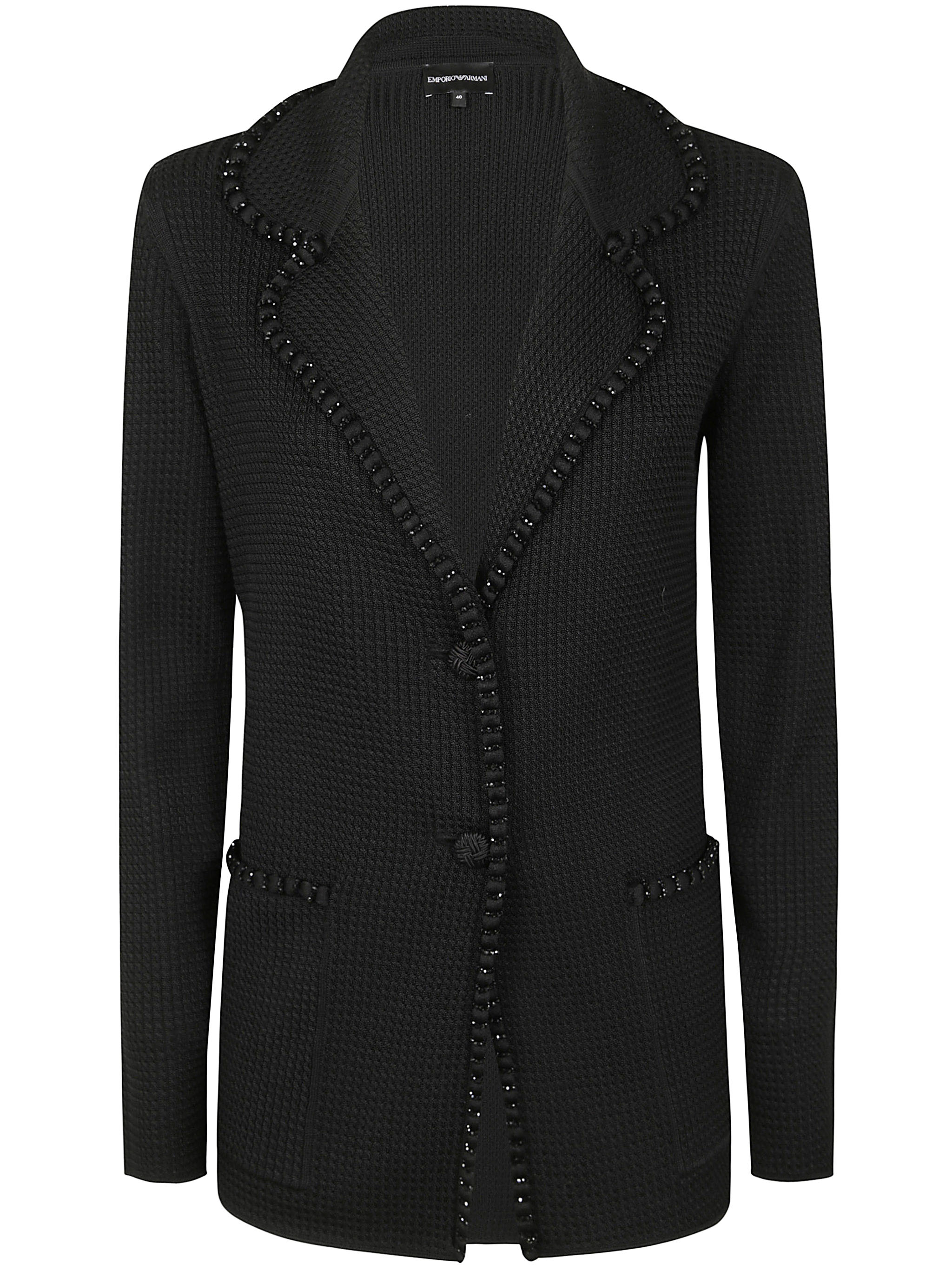 EMPORIO ARMANI Crystal Embellished Blazer