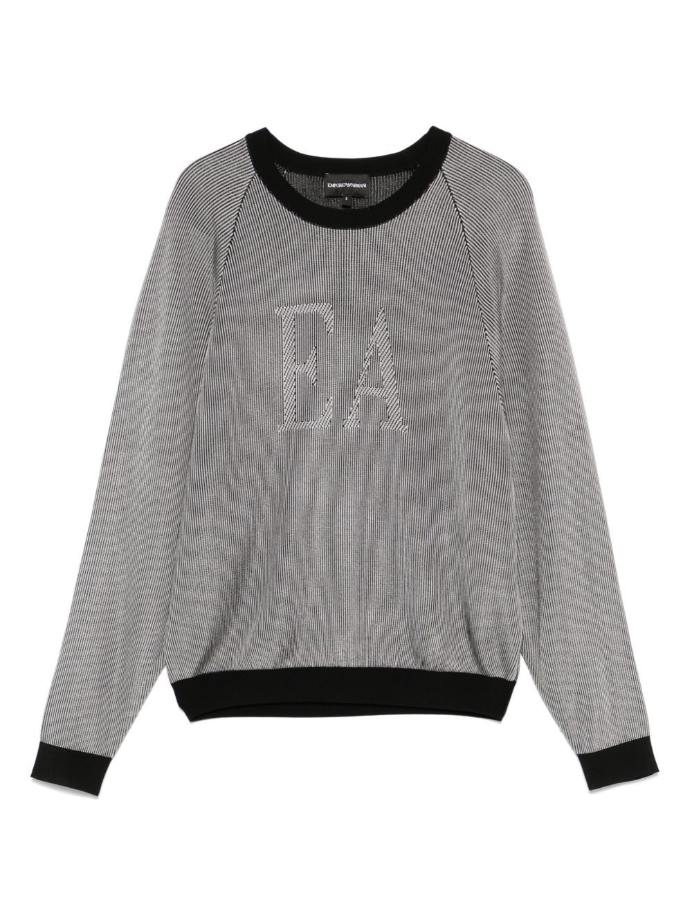EMPORIO ARMANI Logo Striped Sweater for Women