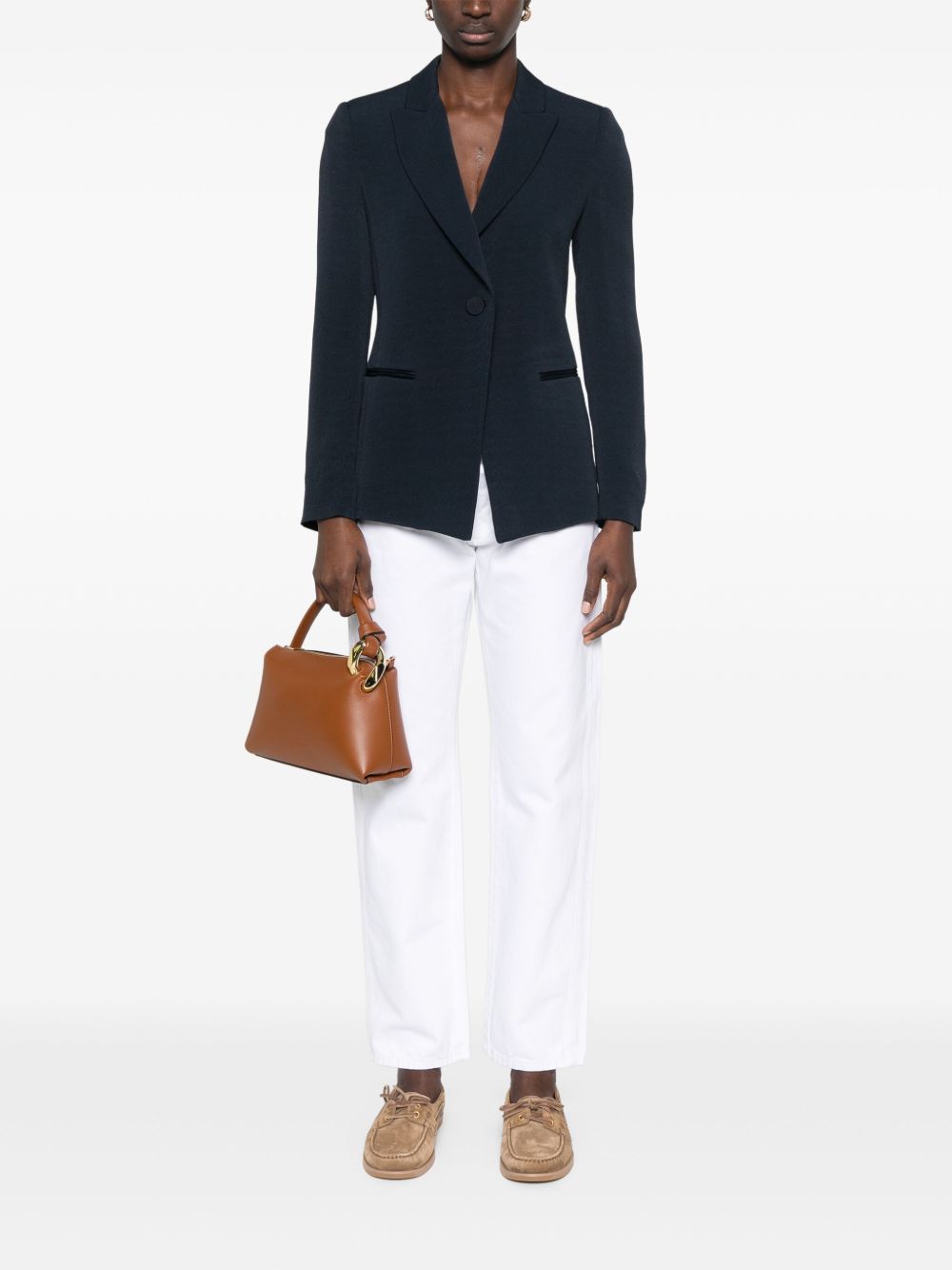 EMPORIO ARMANI Elegant Single-Breasted Blazer Jacket for Women