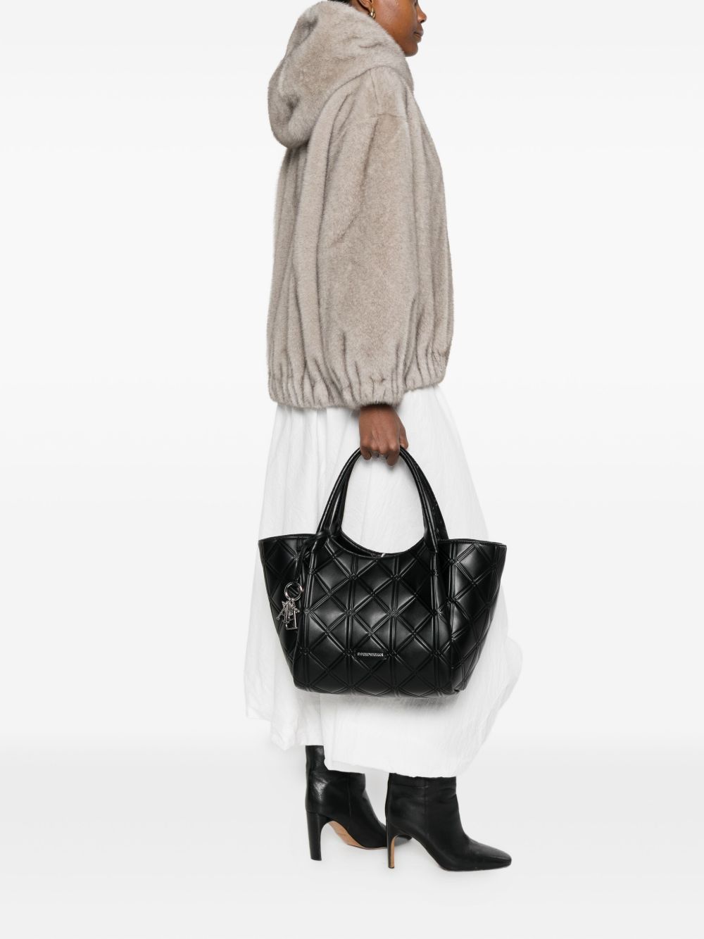 EMPORIO ARMANI Leather Shopping Handbag