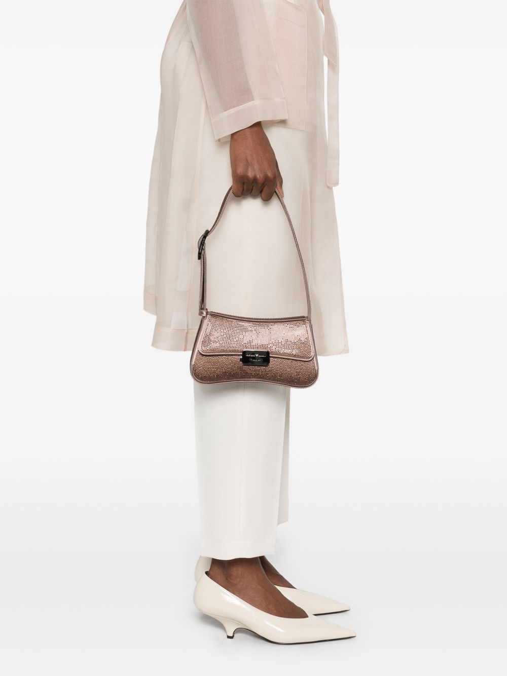 EMPORIO ARMANI Compact Polyester Shoulder Handbag - Women's Mini