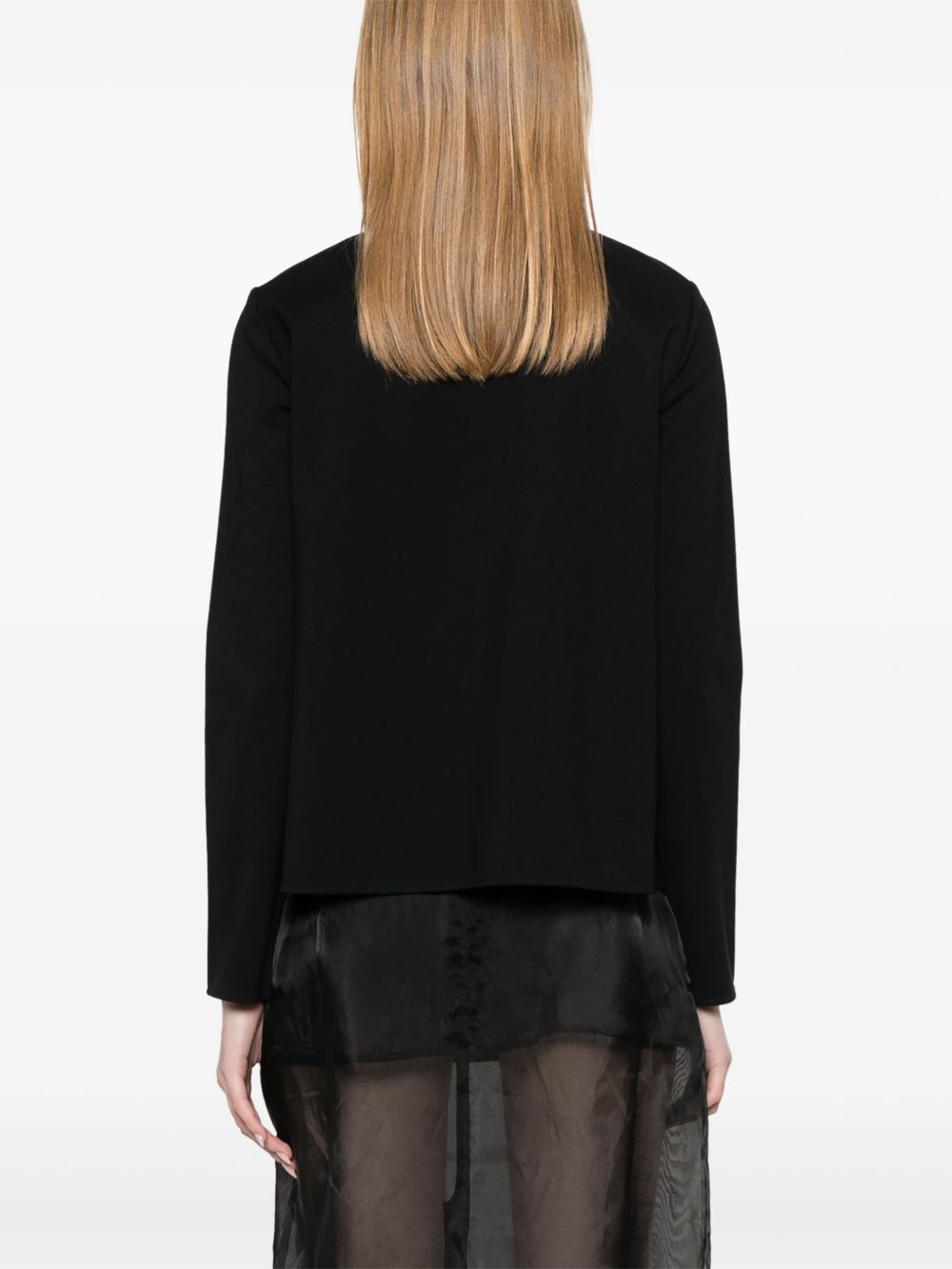 EMPORIO ARMANI Boat Neck Sweater for Women - SS25 Collection