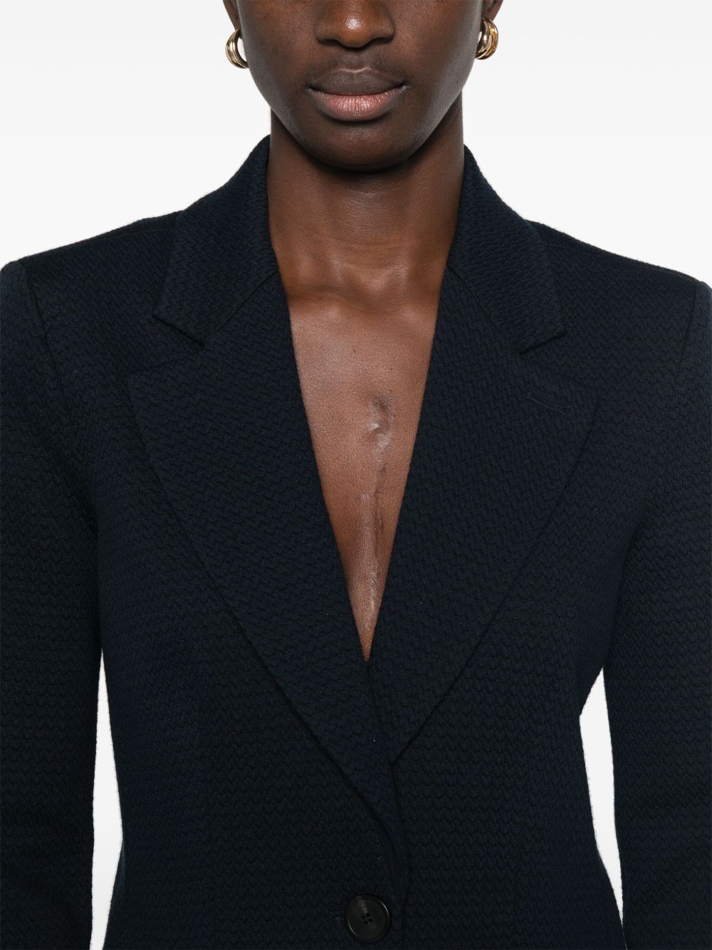 EMPORIO ARMANI Elegant Single-Breasted Cotton Blazer