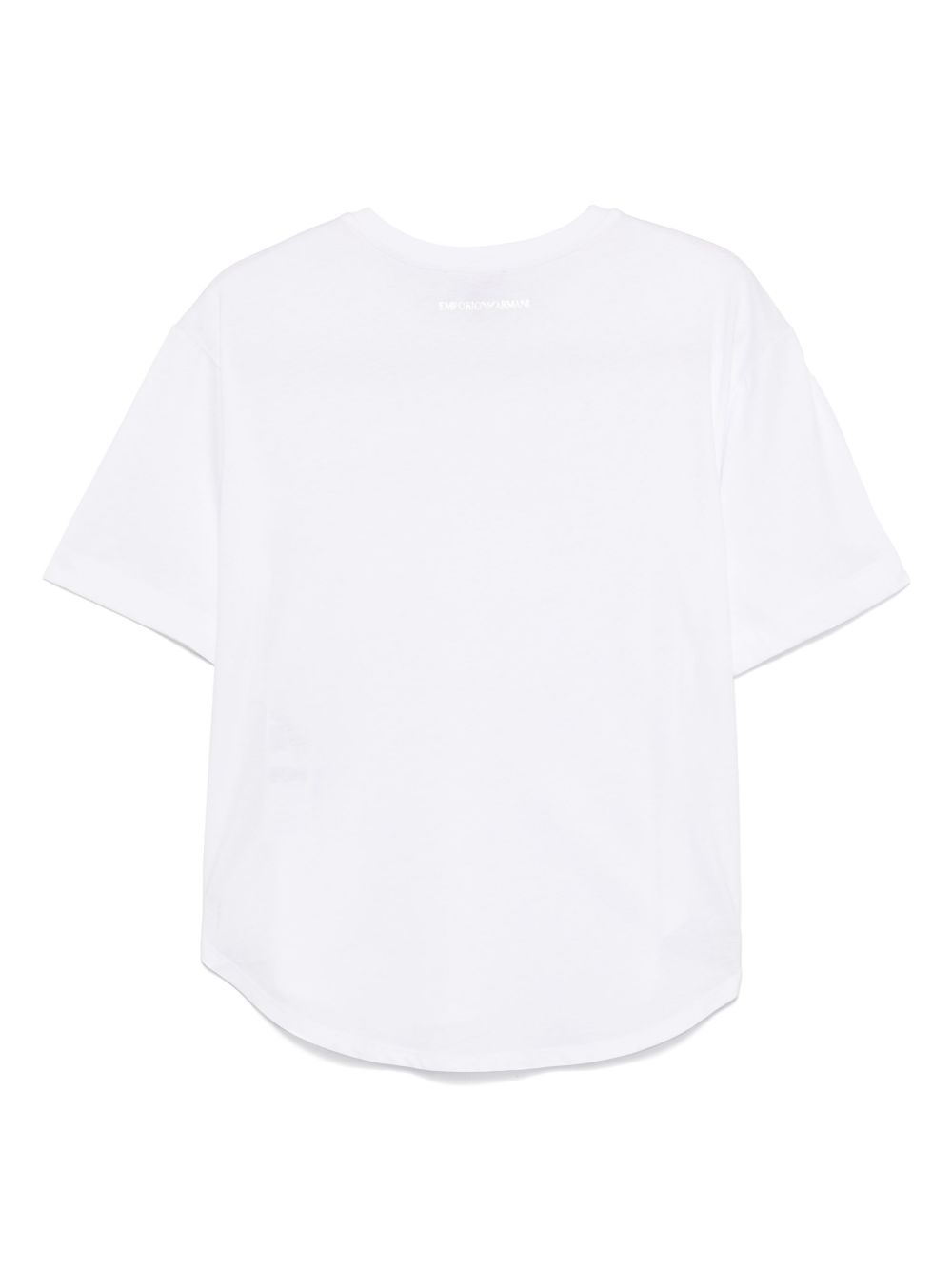 EMPORIO ARMANI Cotton Crew Neck Short Sleeve T-Shirt - Women's
