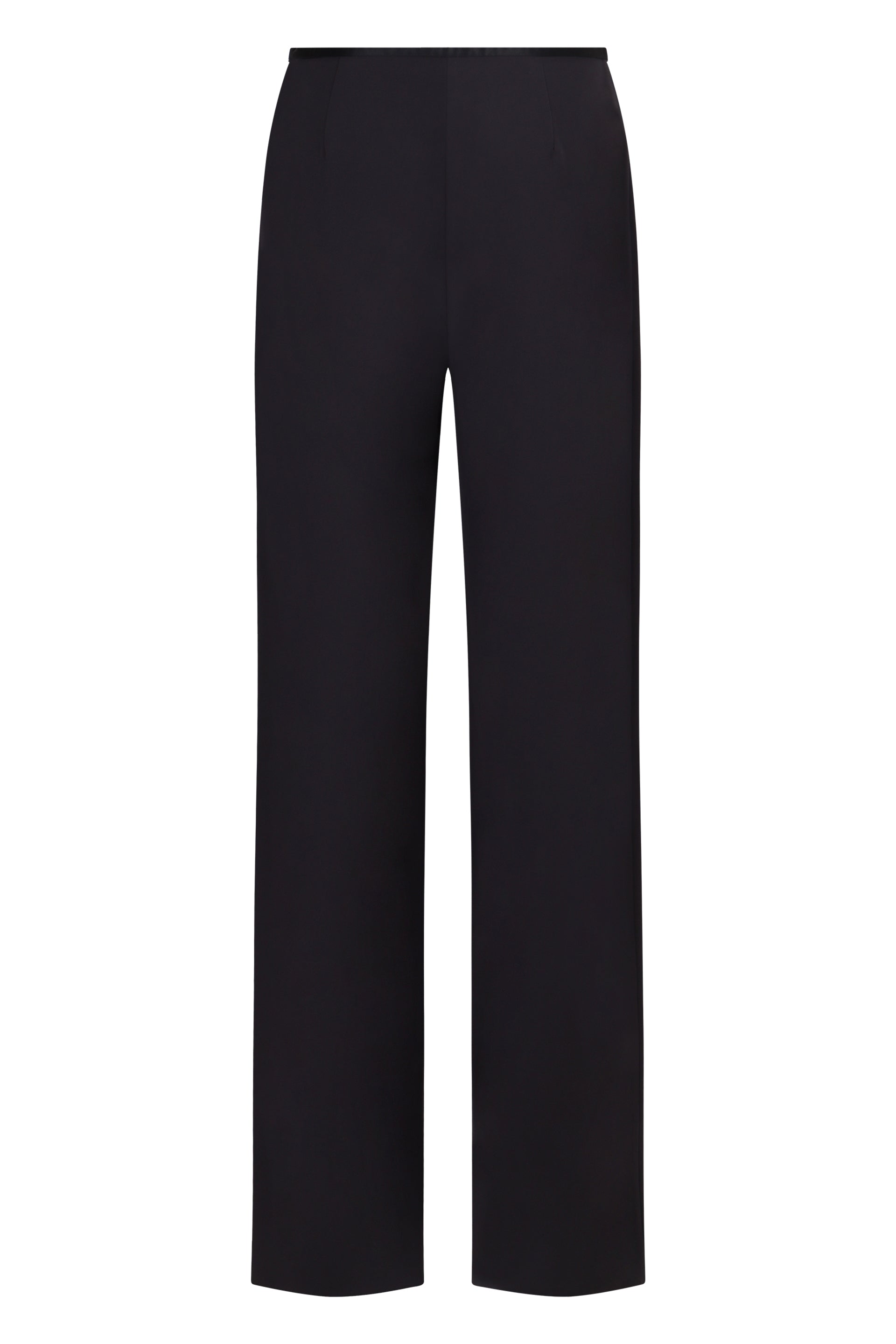 EMPORIO ARMANI Cady Texture Palazzo Trousers