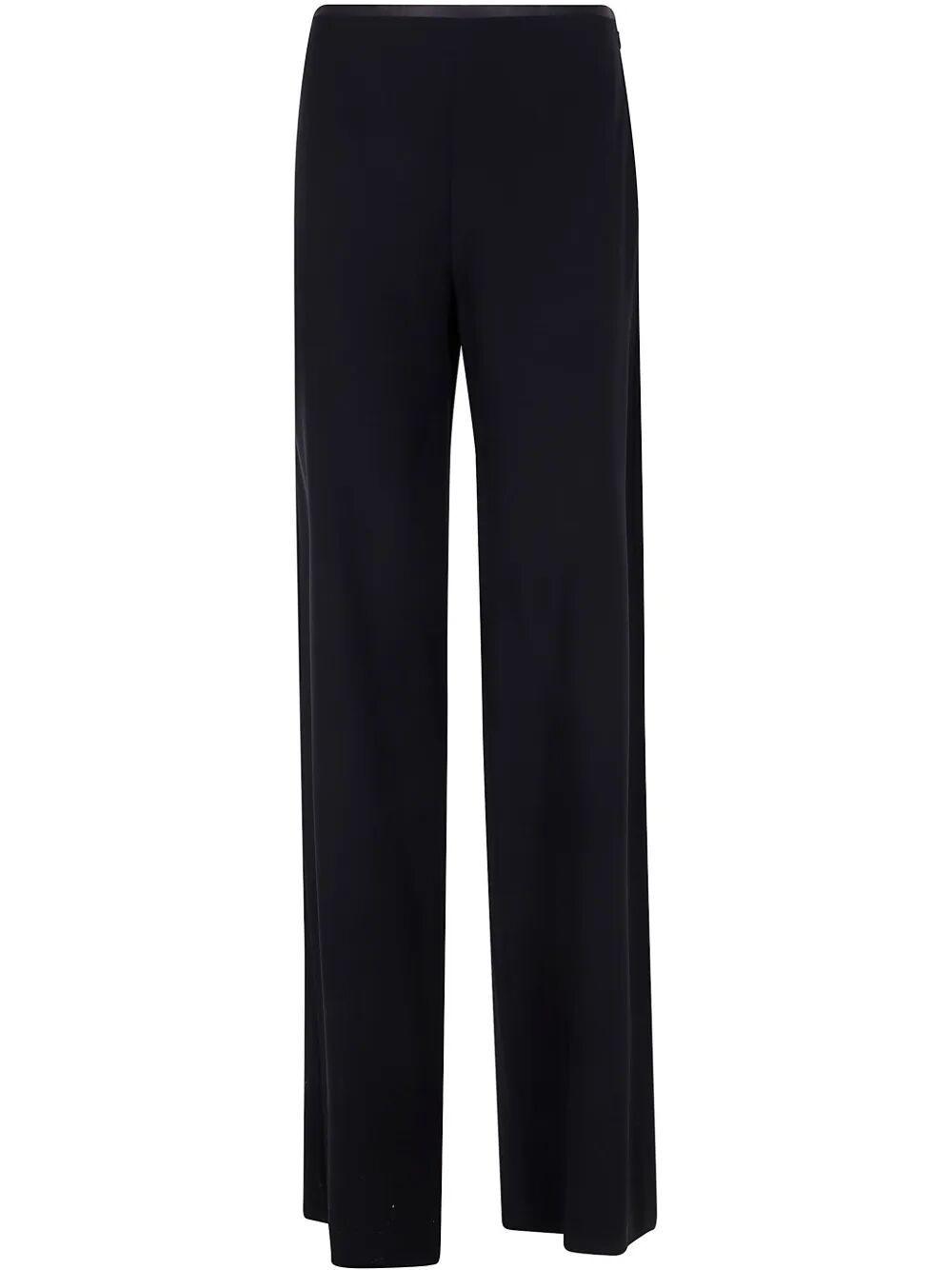 EMPORIO ARMANI Cady Texture Palazzo Trousers for Women
