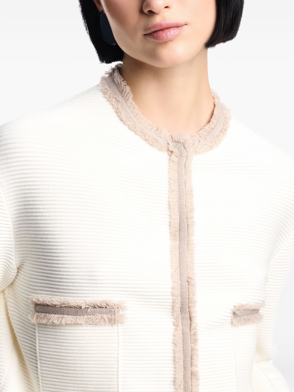 EMPORIO ARMANI Women's Crewneck Blazer Jacket