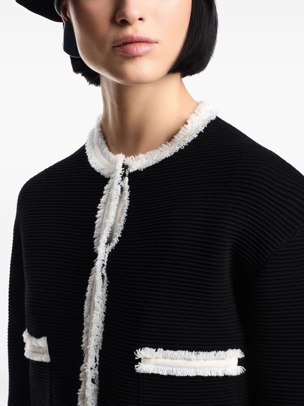 EMPORIO ARMANI Crewneck Blazer Jacket