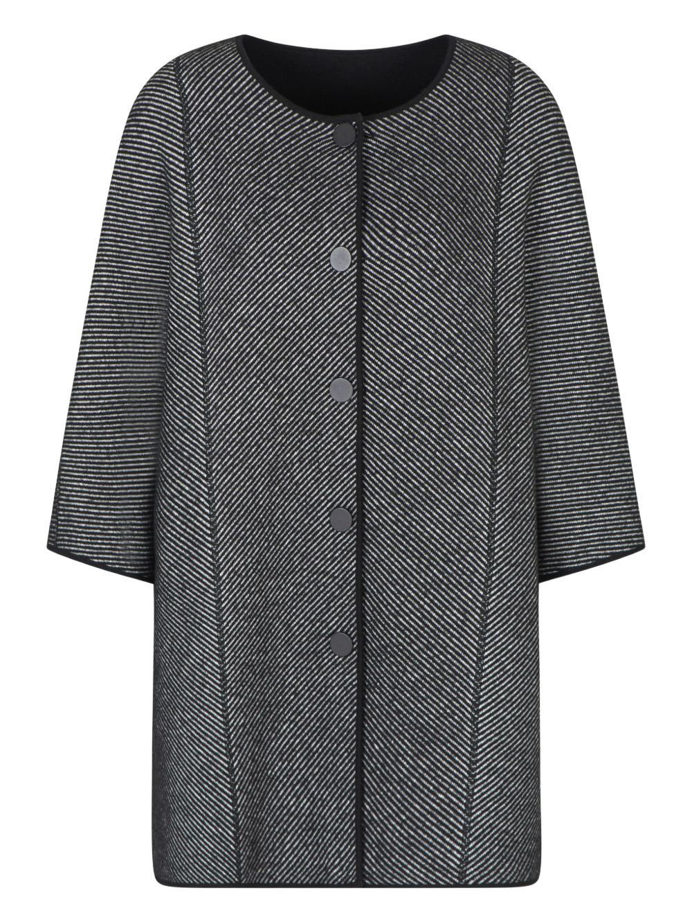 EMPORIO ARMANI Wool Midi Jacket for Women