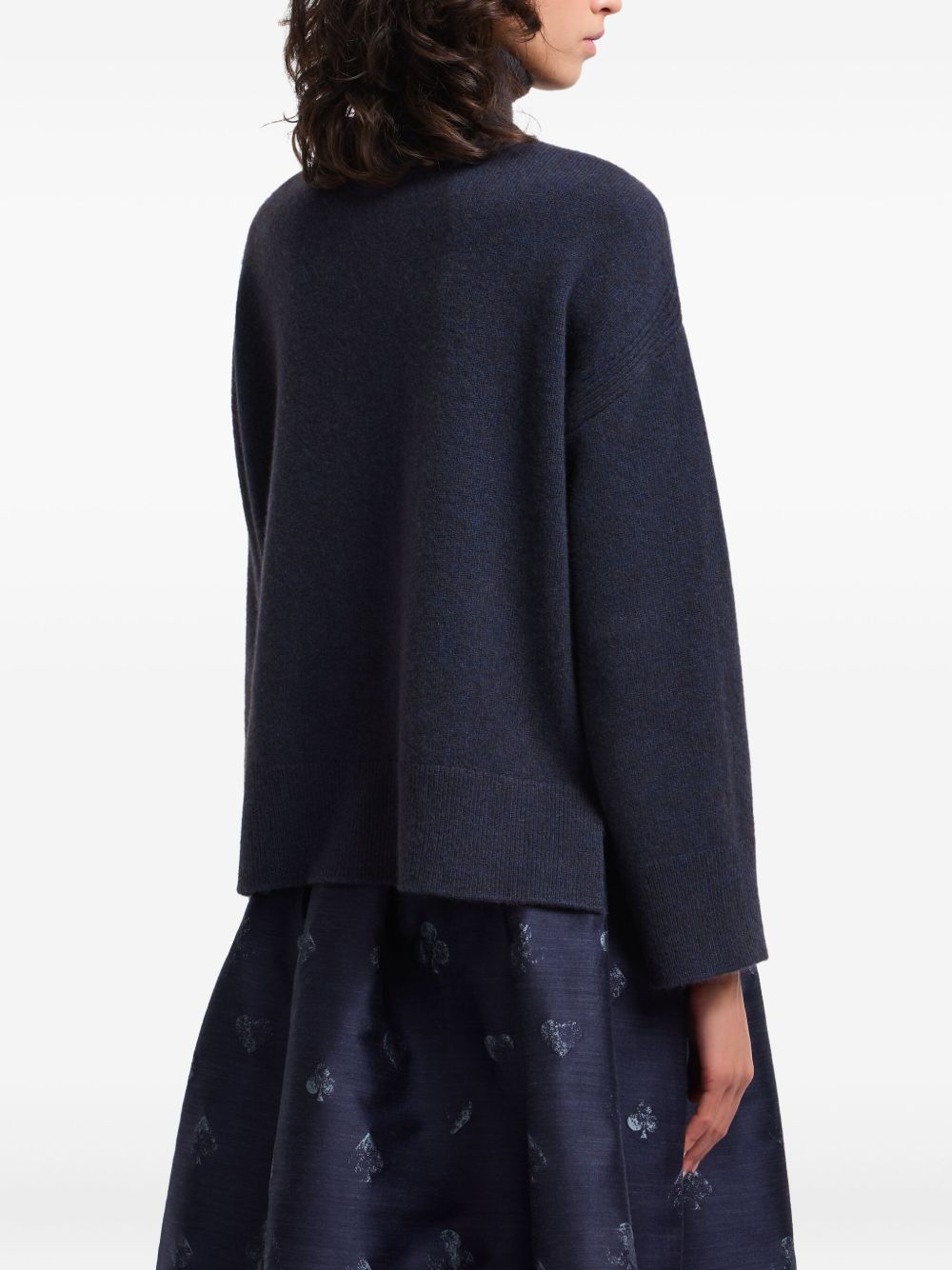 EMPORIO ARMANI Ribbed Turtleneck Sweater