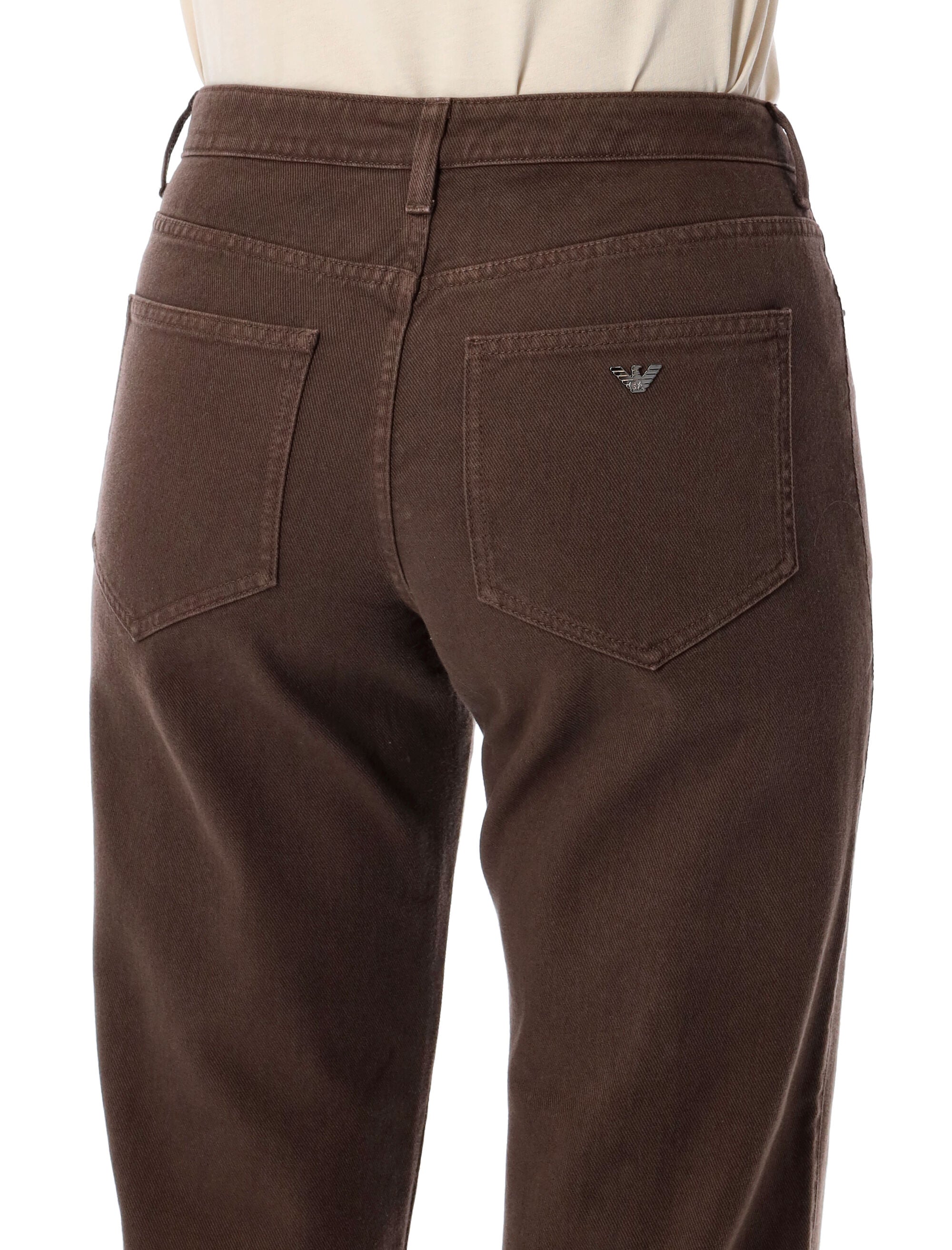 EMPORIO ARMANI New York Garment-Dyed Organic Denim Jeans - Size 26