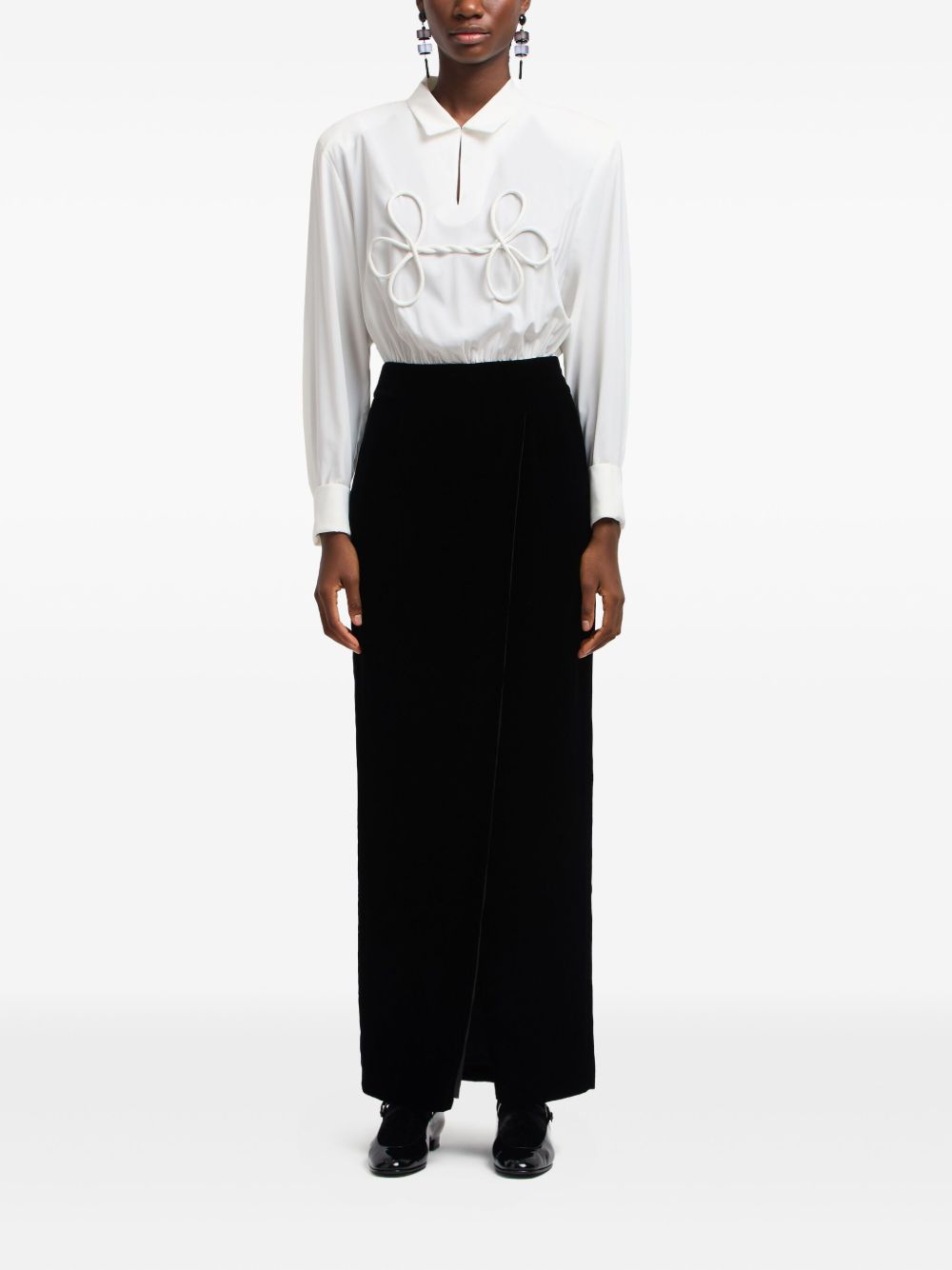 EMPORIO ARMANI Mini Wrap-Around Dress with Rope Detail