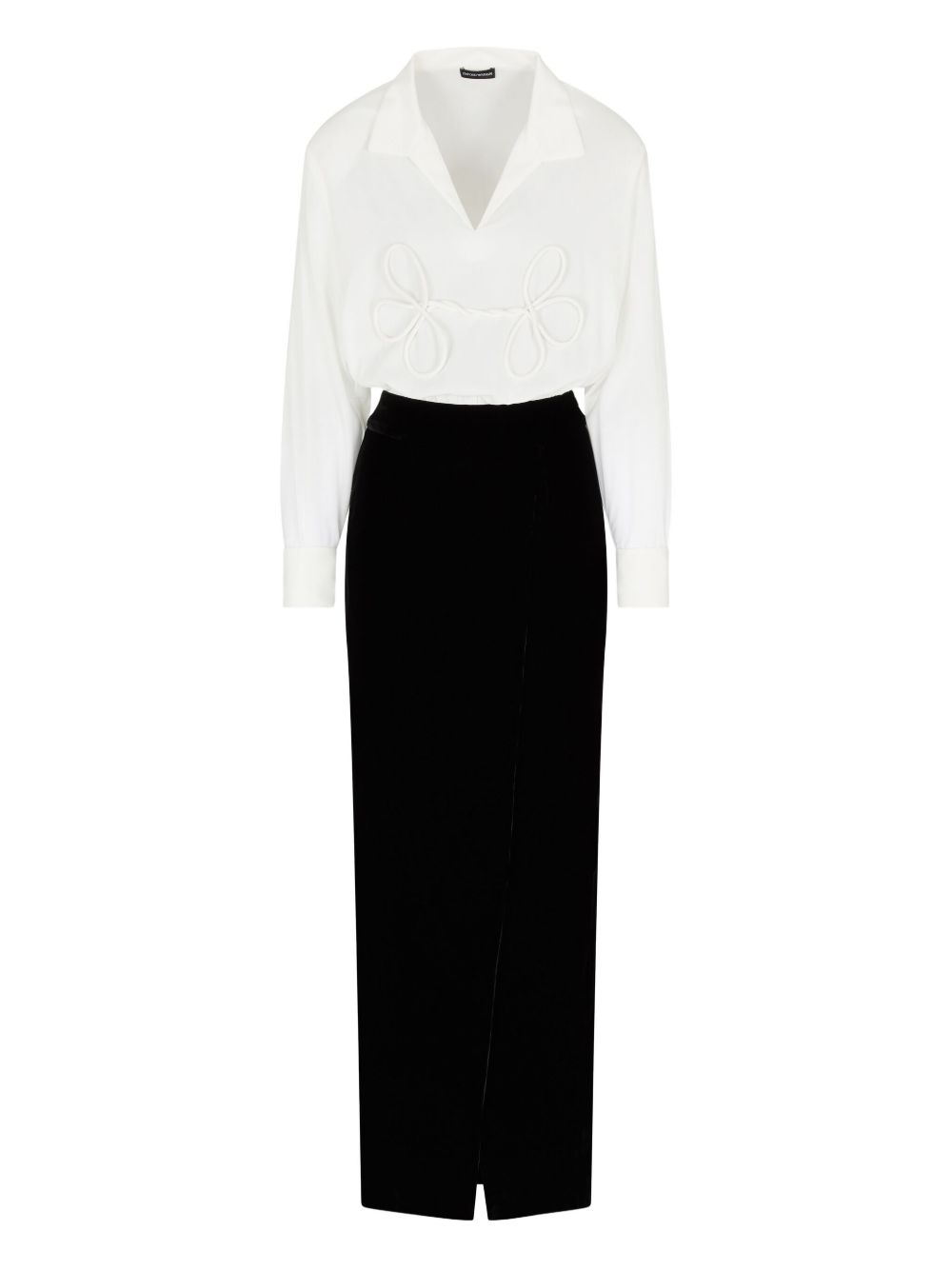 EMPORIO ARMANI Mini Wrap-Around Dress with Rope Detail