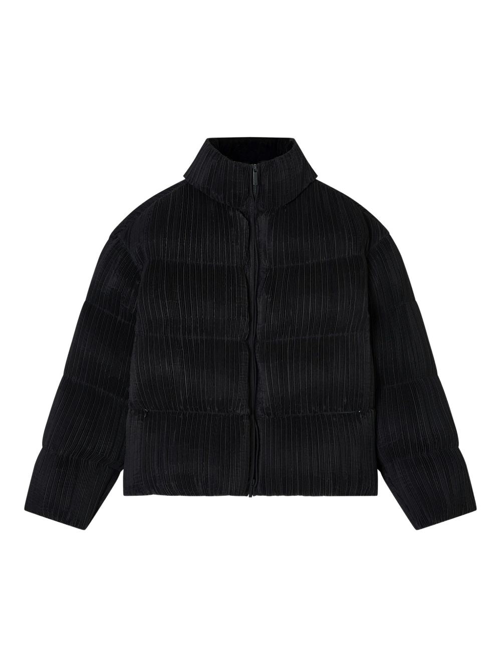 EMPORIO ARMANI Short Down Jacket with Pleated Design for Women