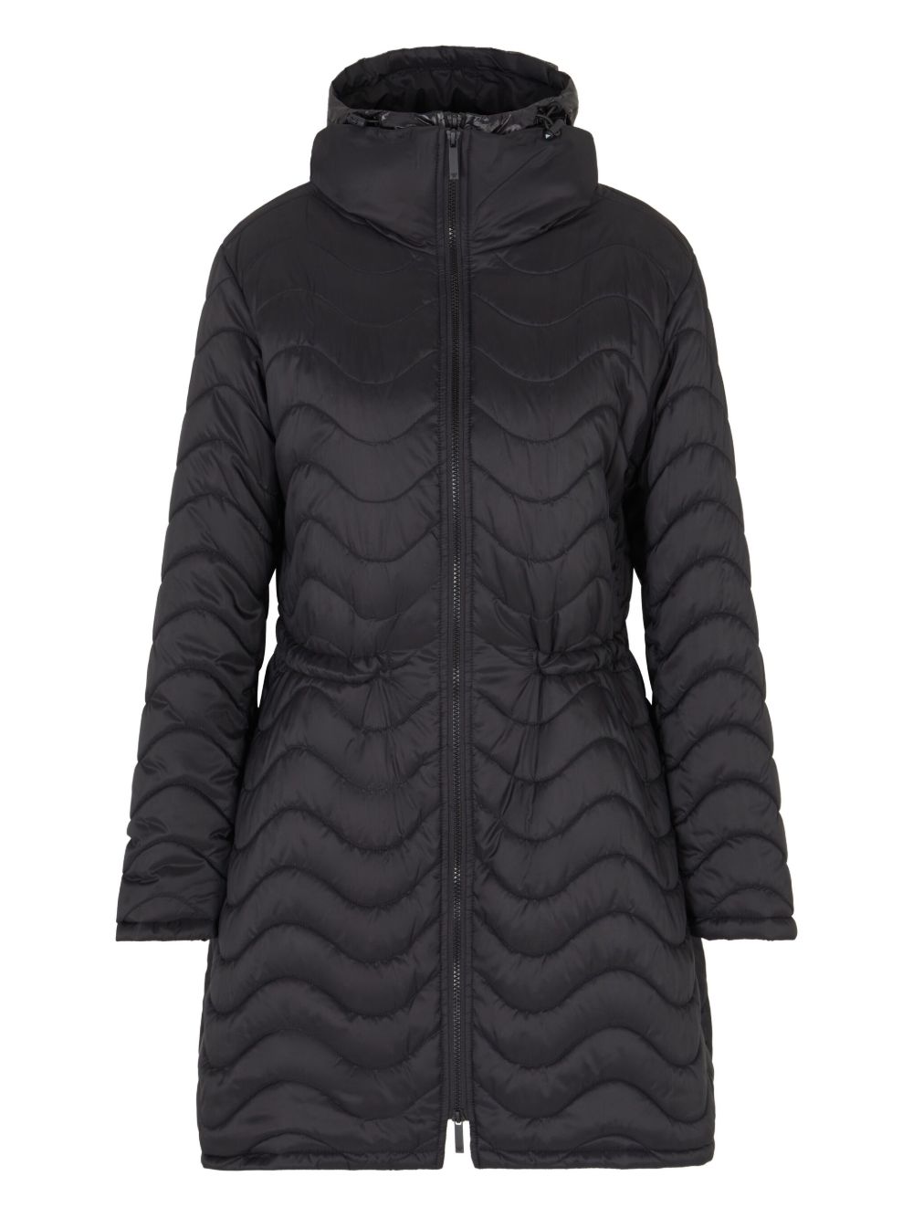 EMPORIO ARMANI Nylon Midi Down Jacket for Women