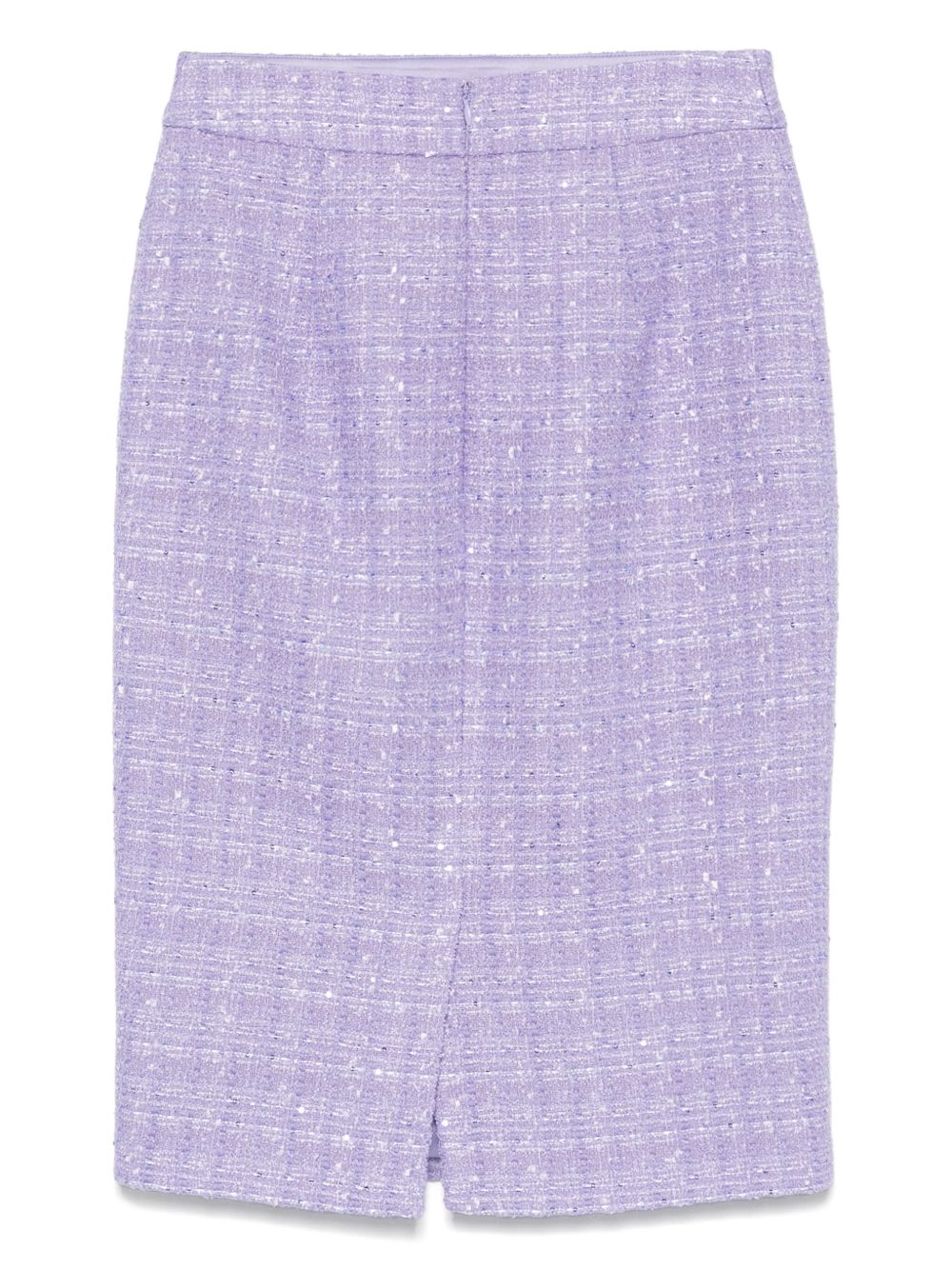 E'CLAT Tweed Mini Skirt with Lurex Detailing