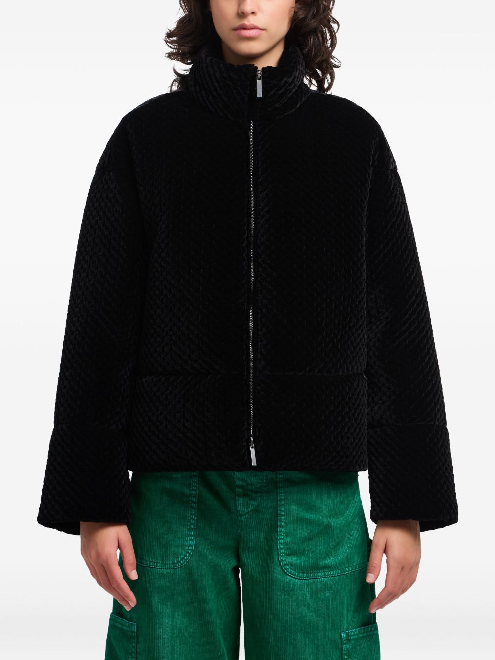 EMPORIO ARMANI Stand-Up Collar Jacket