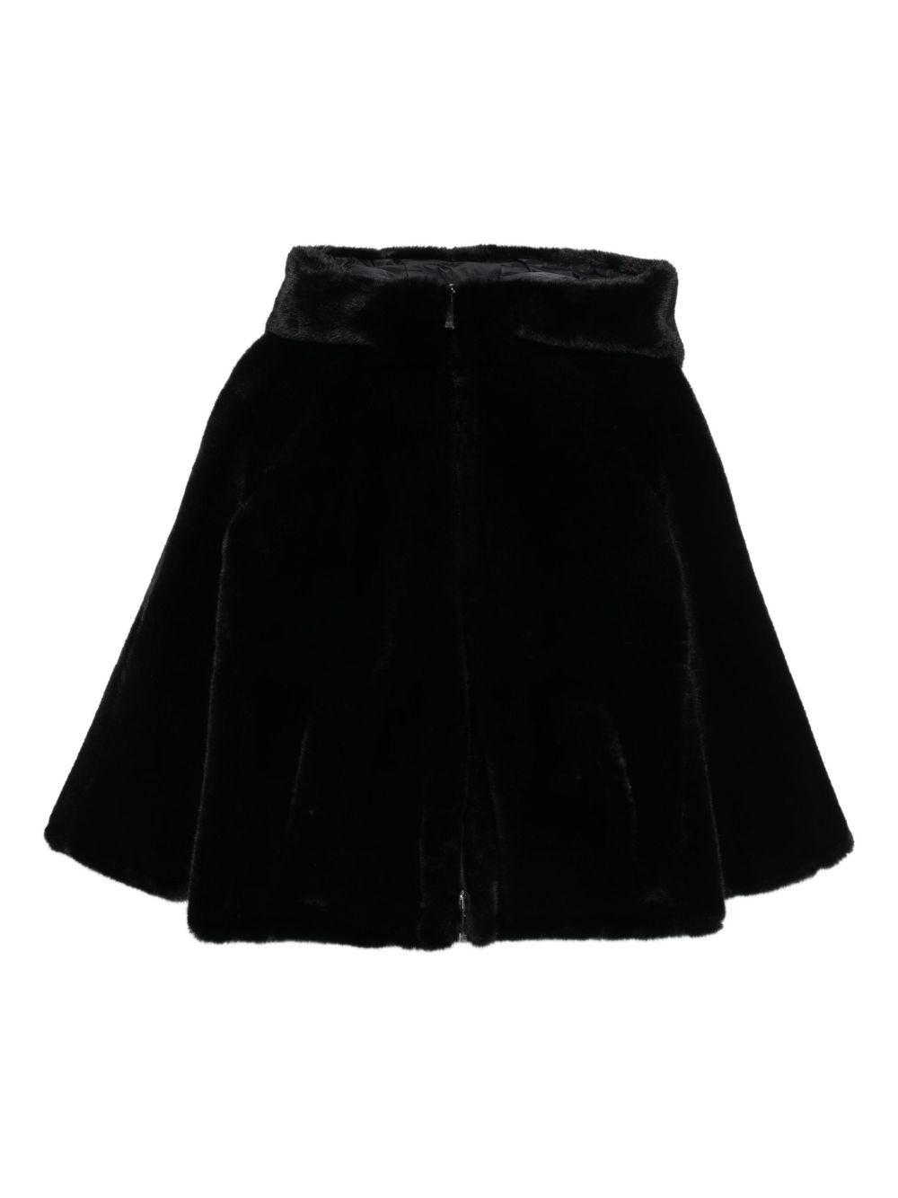 EMPORIO ARMANI Women's Classic Faux Fur Hooded Jacket