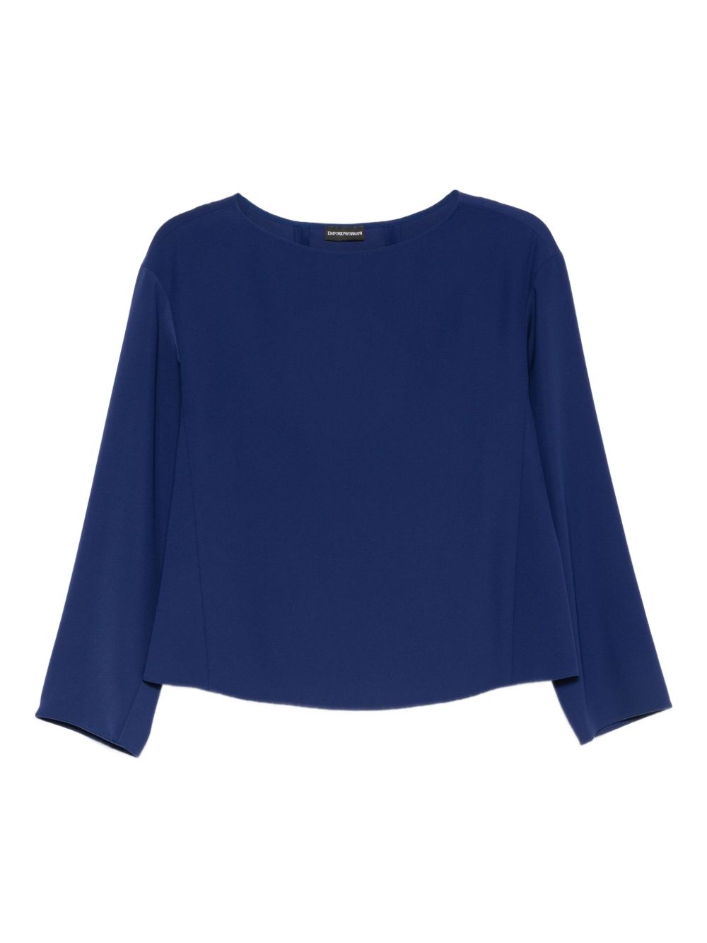 EMPORIO ARMANI Boat Neck Long Sleeve Top for Women