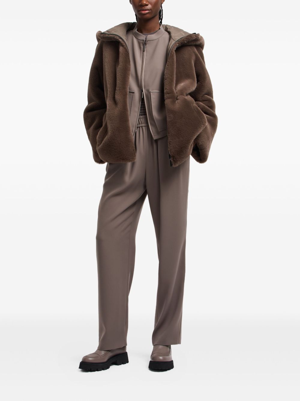 EMPORIO ARMANI Straight-Leg Trousers for Women