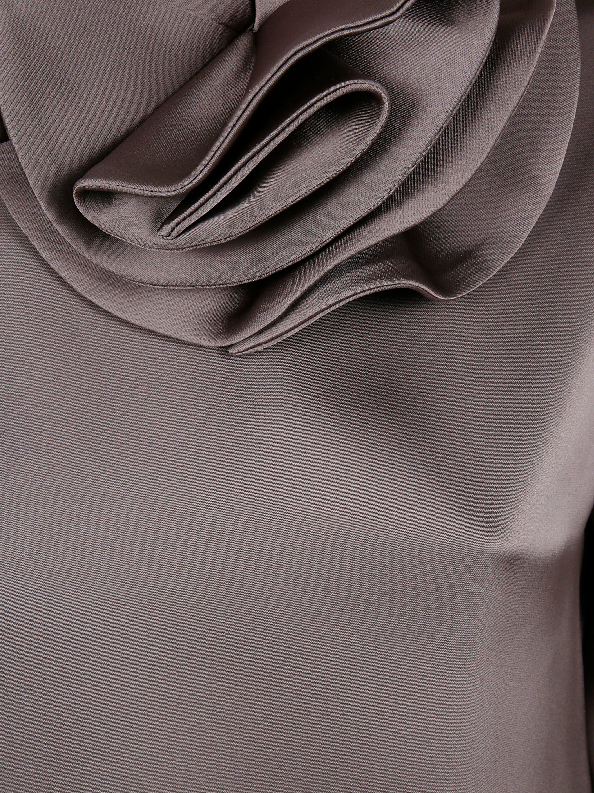 EMPORIO ARMANI Women's Bow Collar Shirt