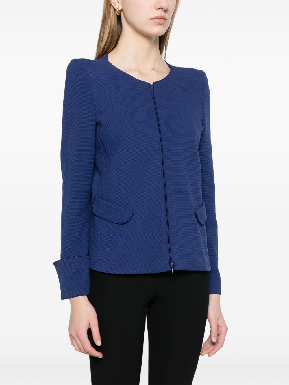 EMPORIO ARMANI Cotton Blazer Jacket for Women - Spring/Summer 25