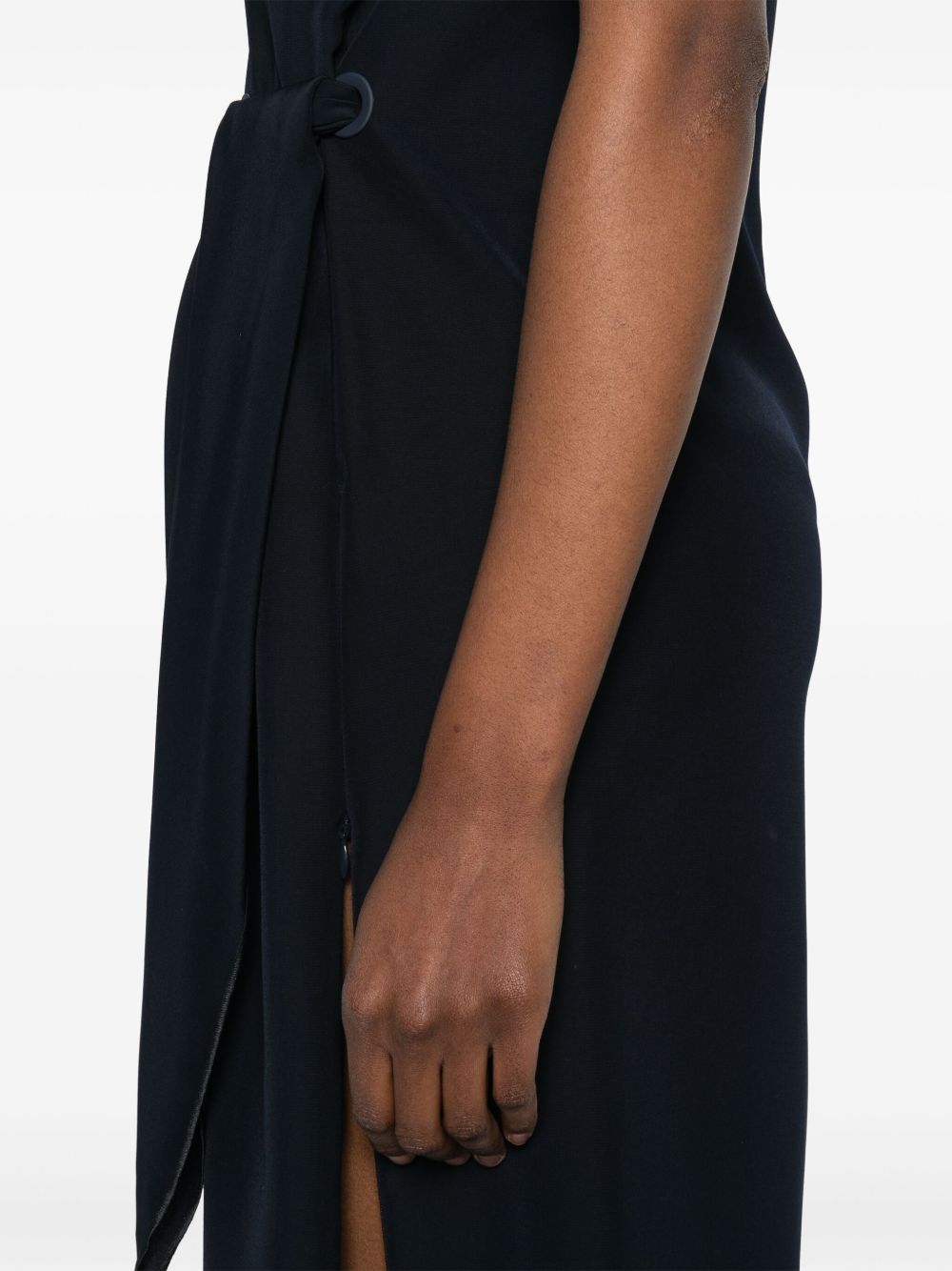 EMPORIO ARMANI Side-Tie Mini Dress