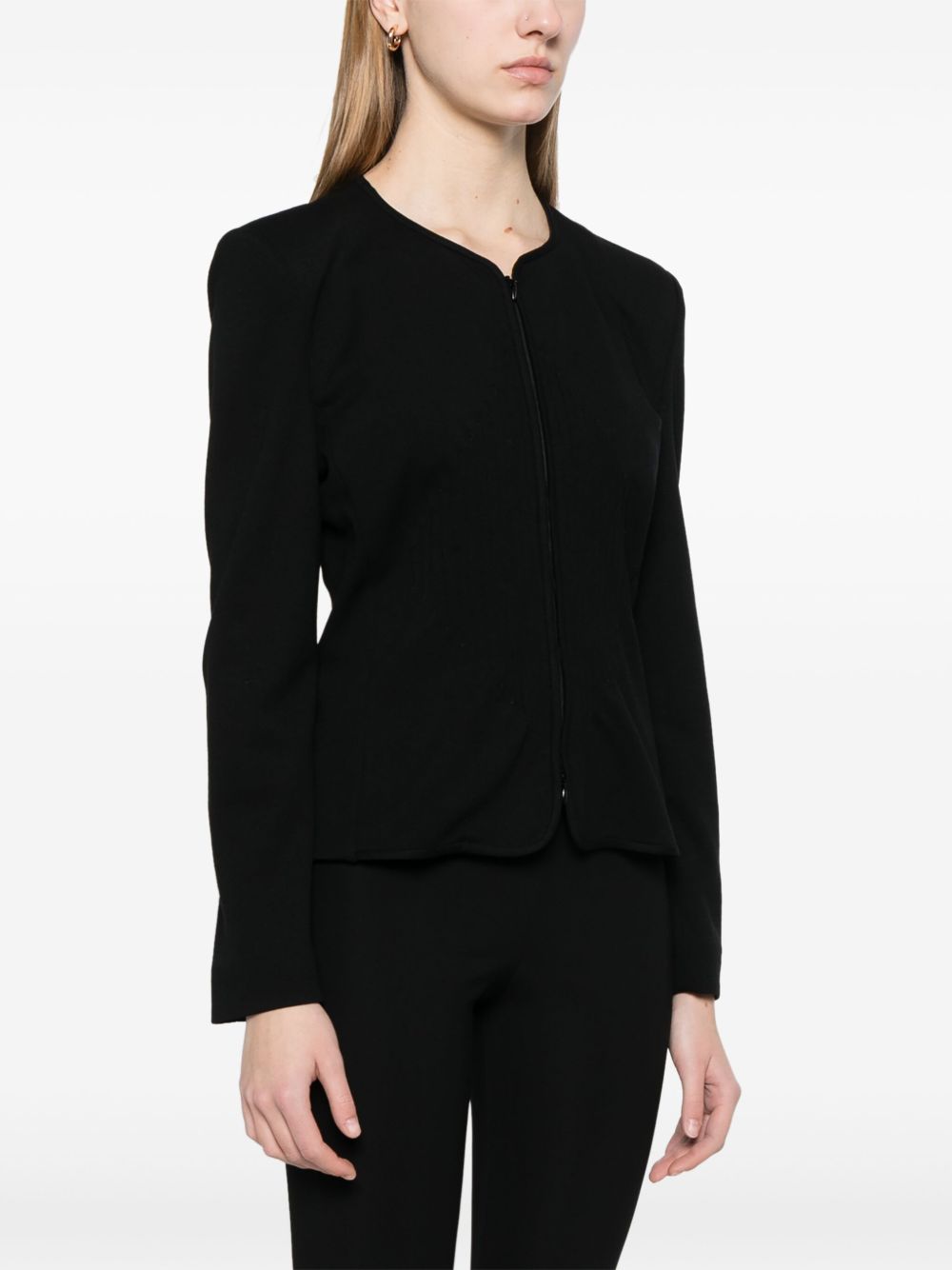EMPORIO ARMANI Zipped Blazer Jacket for Women