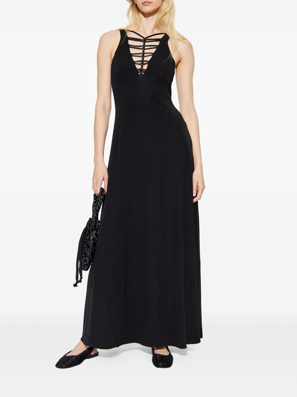 EMPORIO ARMANI Elegant Sleeveless Long Dress for Women