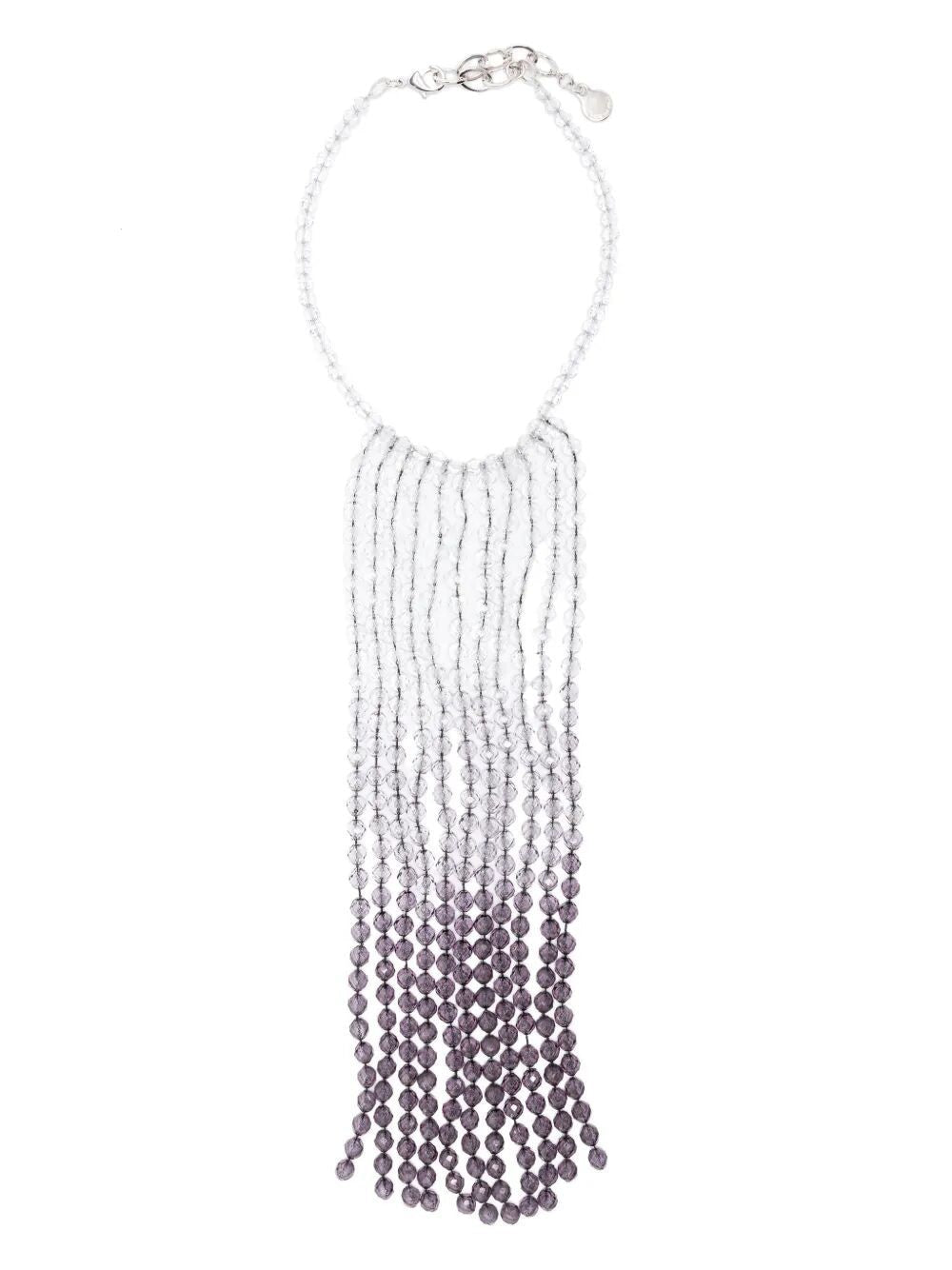 EMPORIO ARMANI Fringe Embellished Necklace