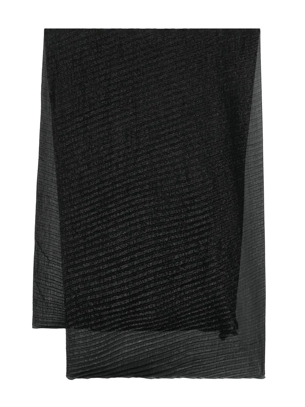 EMPORIO ARMANI Plissé Effect Scarf