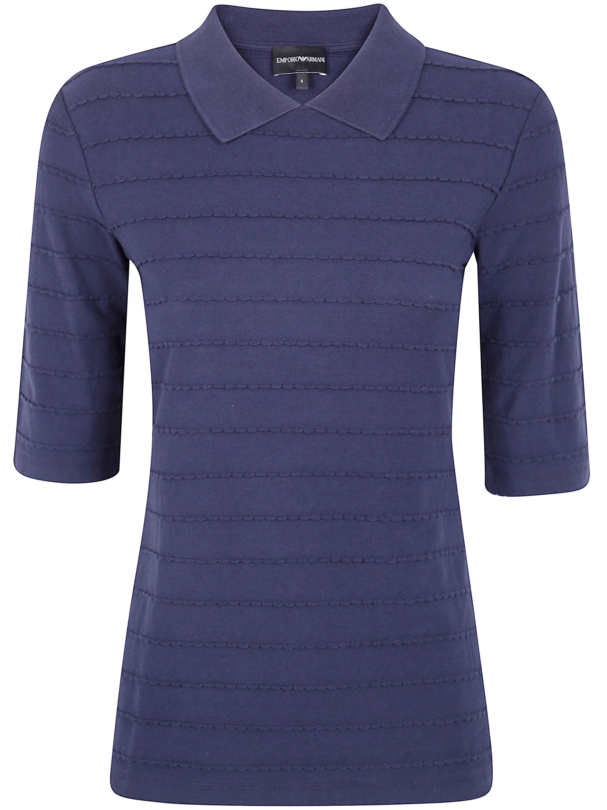 EMPORIO ARMANI Striped Tee for Women - FW25 Collection
