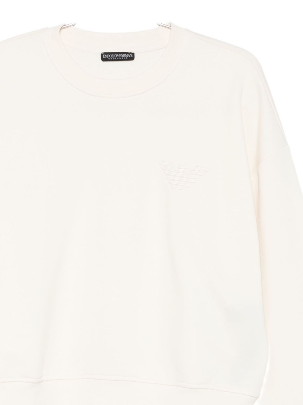 EMPORIO ARMANI Women's Cotton Blend Round Neck Sweater
