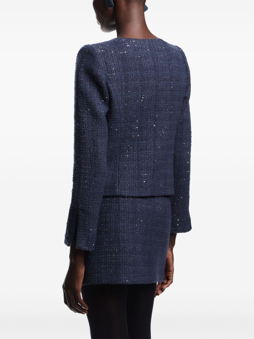 EMPORIO ARMANI Wool Blend Blazer Jacket