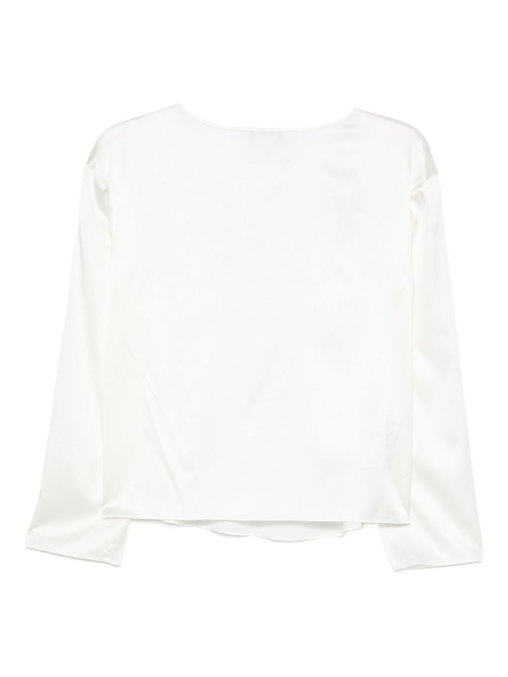 EMPORIO ARMANI Silk Long Sleeve Top