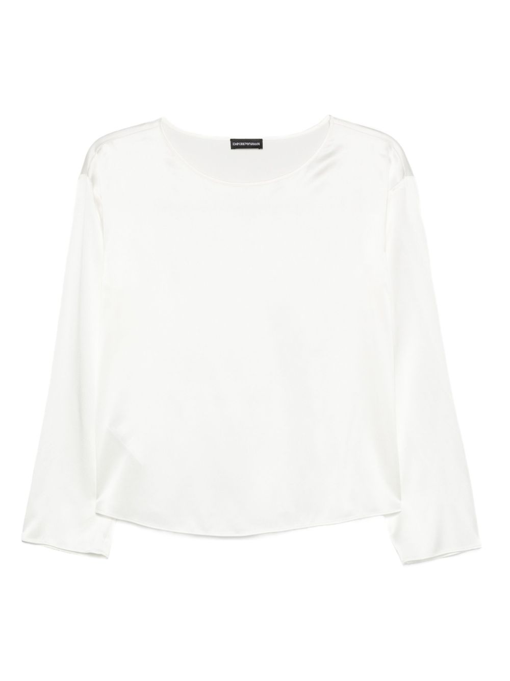 EMPORIO ARMANI Silk Long Sleeve Top
