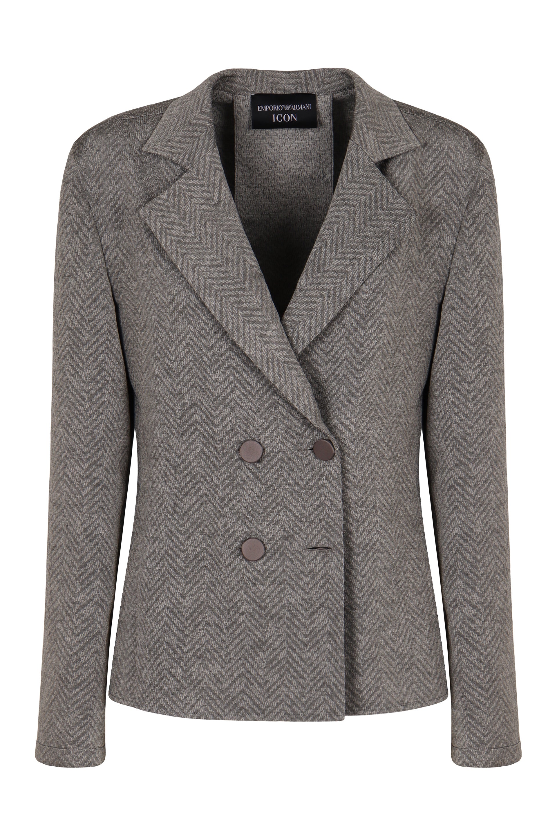 EMPORIO ARMANI Double-Breasted Viscose Blend Jacket for Women