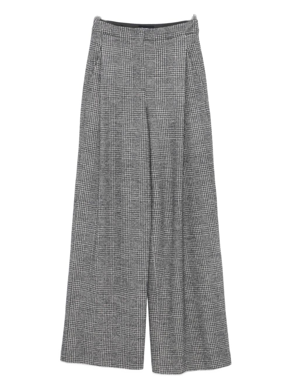 EMPORIO ARMANI Wide Leg Pleated Trousers for Women