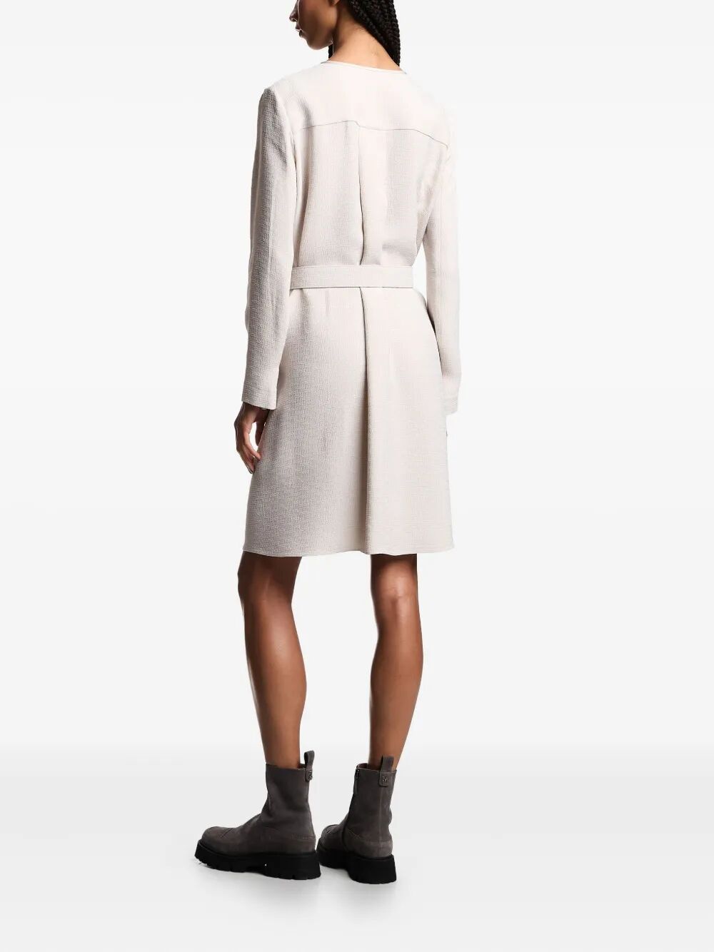 EMPORIO ARMANI Belted Mini Dress for Women