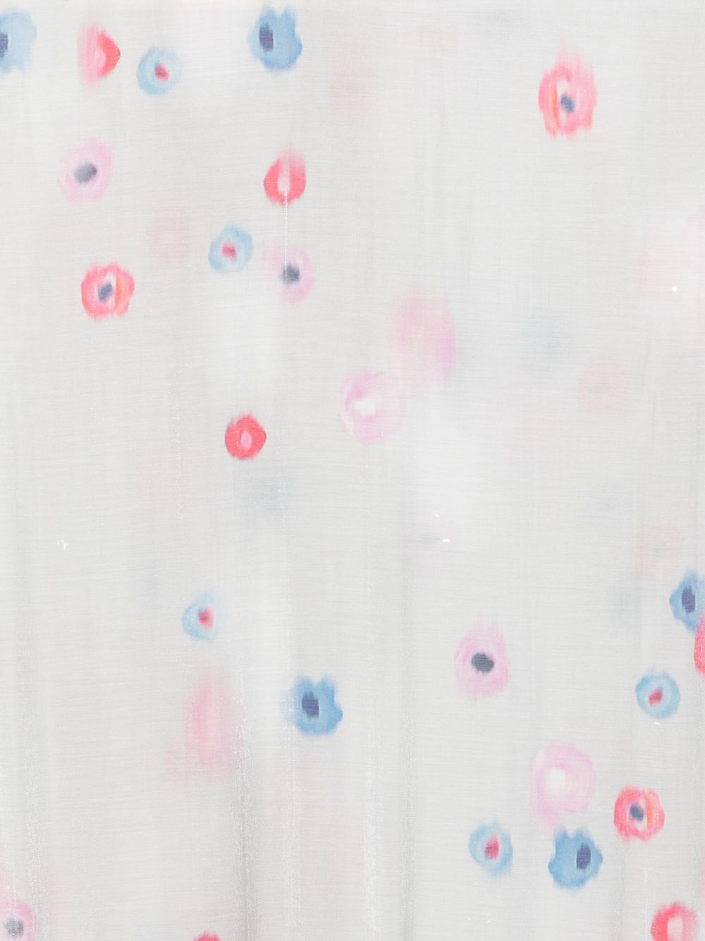 EMPORIO ARMANI Elegant Floral Fringe Scarf