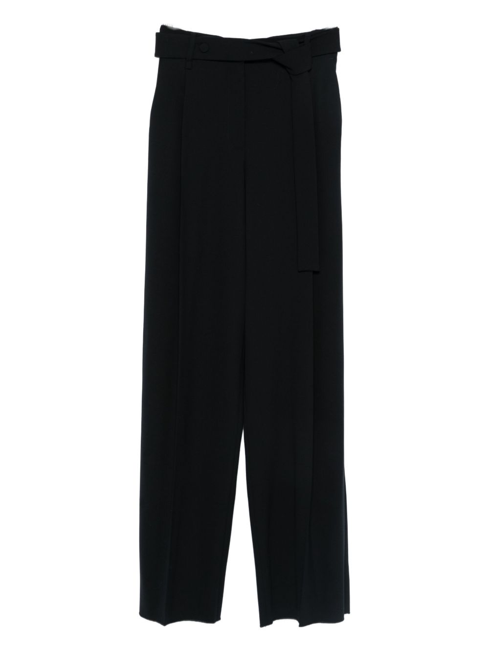 EMPORIO ARMANI Stylish Wool Trousers for Women - FW25 Collection
