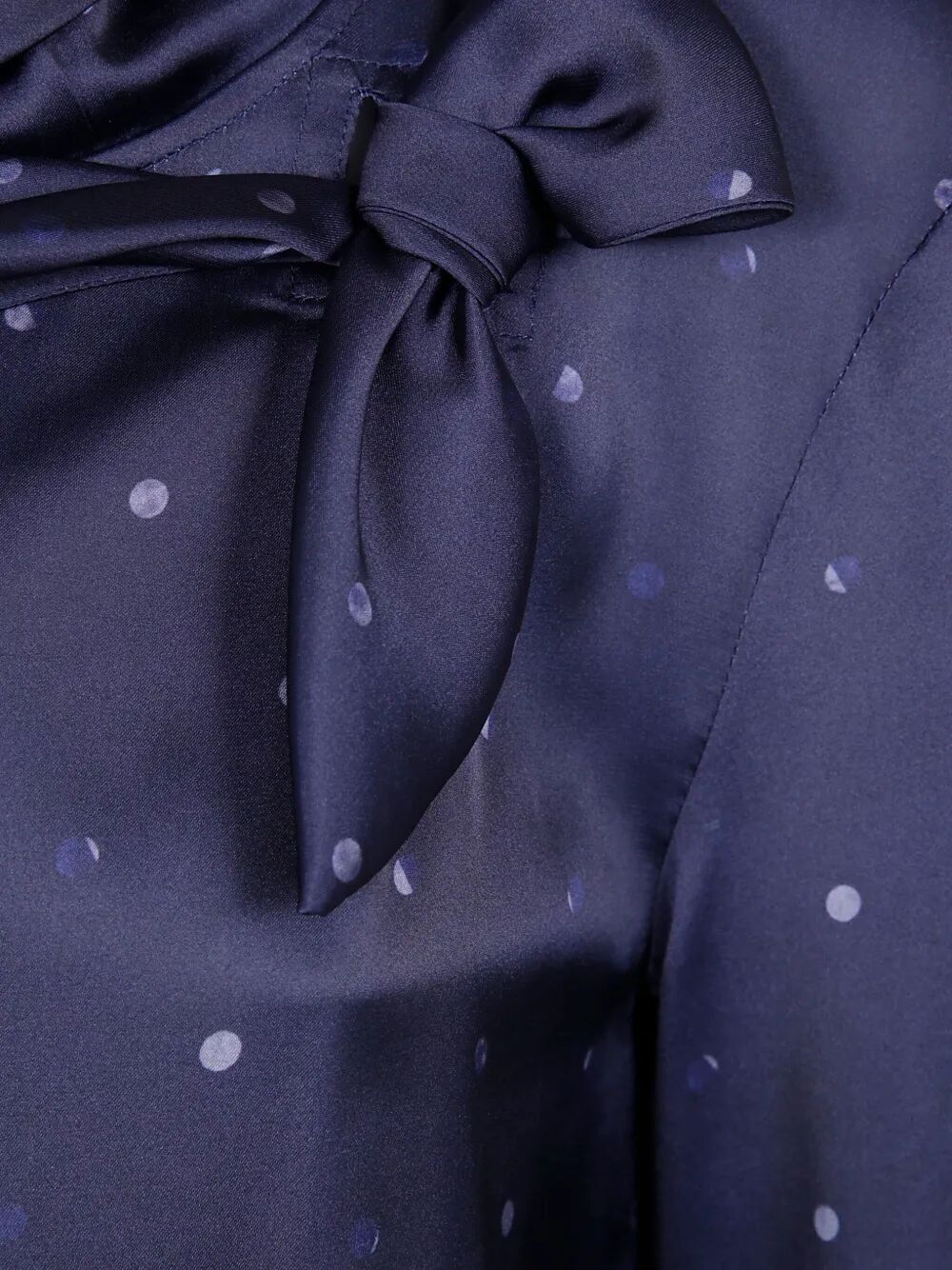 EMPORIO ARMANI Pois Dot Print Mini Shirt