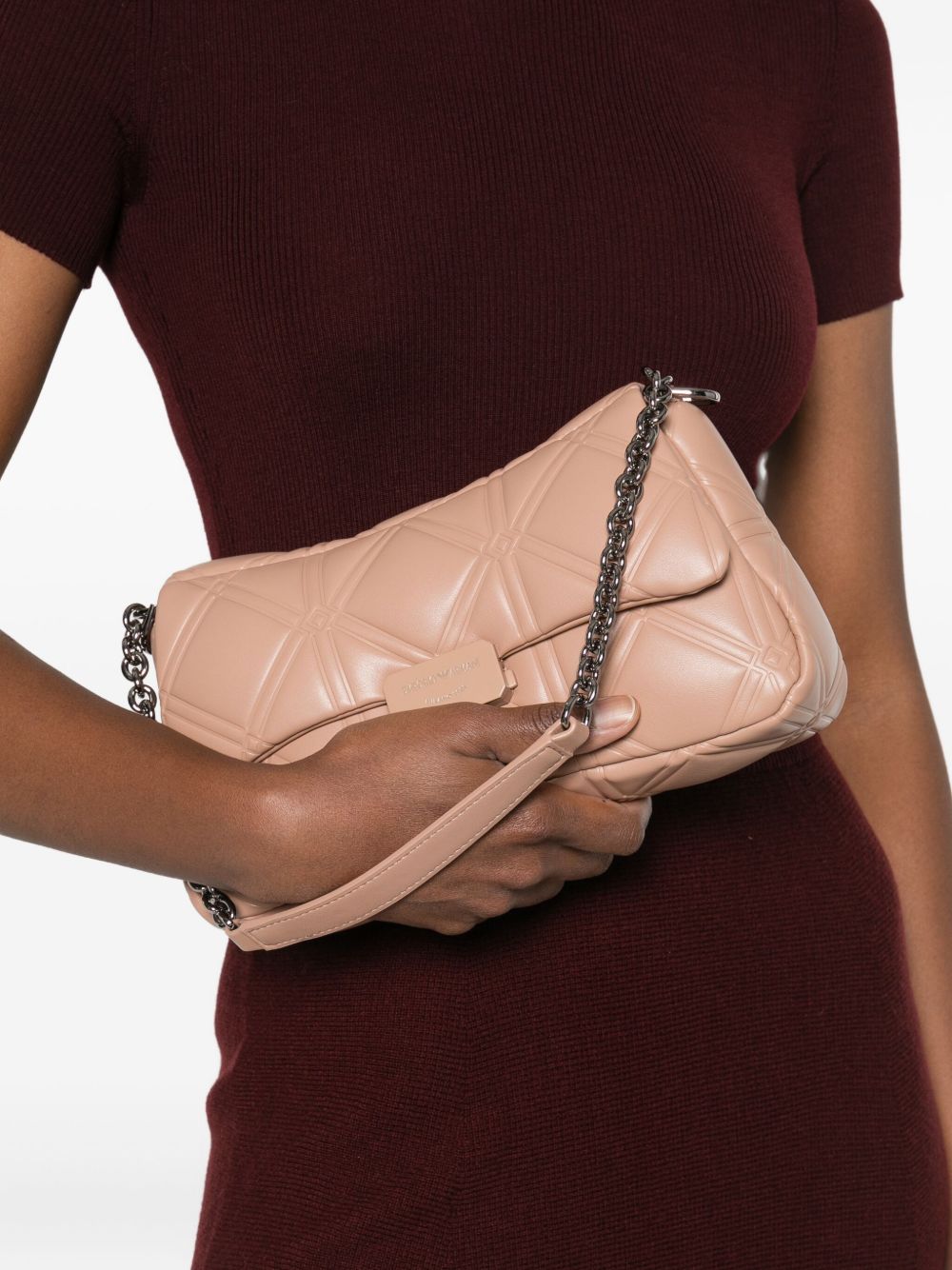 EMPORIO ARMANI Quilted Chain-Link Mini Handbag