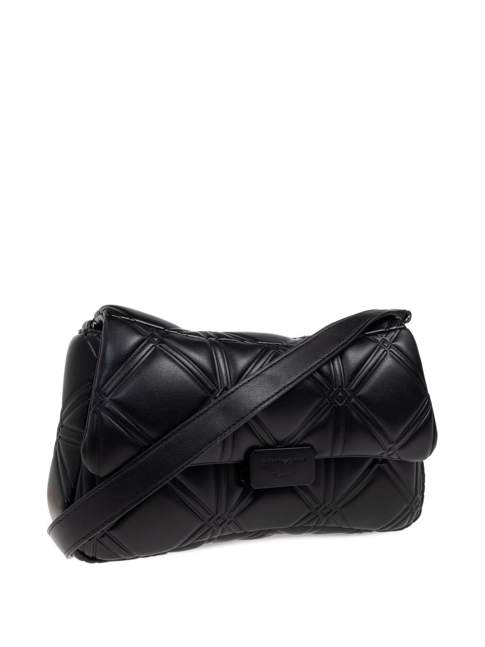 EMPORIO ARMANI Polyester Flap Handbag with Shoulder Strap