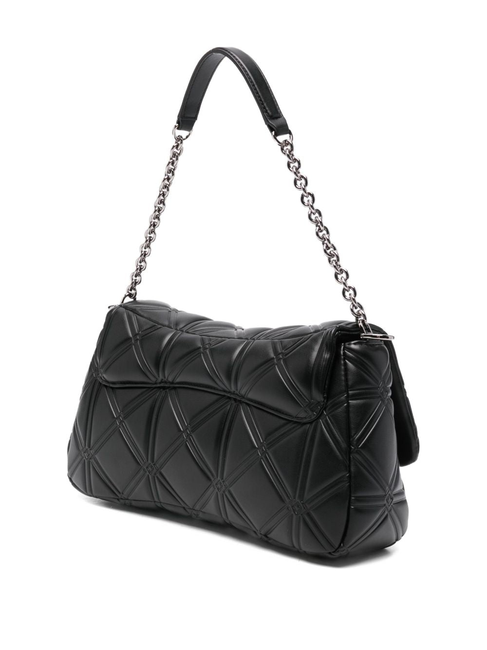EMPORIO ARMANI Quilted Foldover Chain-Link Handbag