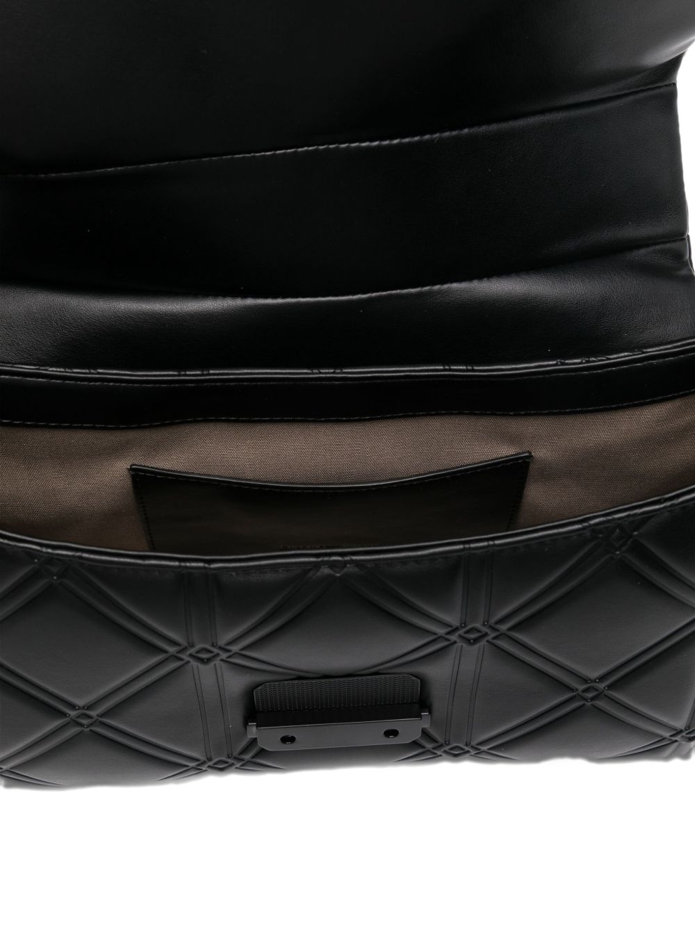 EMPORIO ARMANI Quilted Foldover Chain-Link Handbag