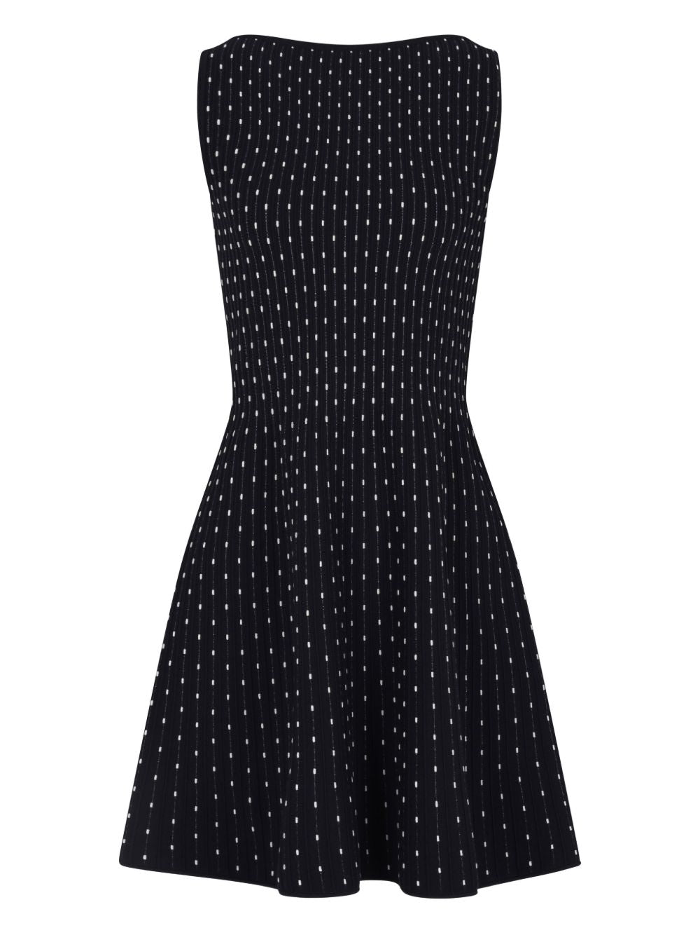 EMPORIO ARMANI Sleeveless Dotted Mini Dress