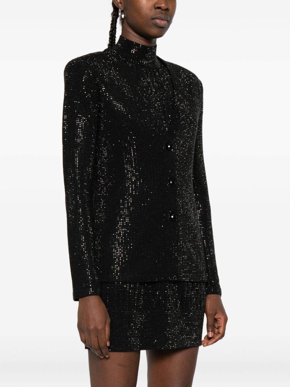 EMPORIO ARMANI Wool Blend Single-Breasted Jacket