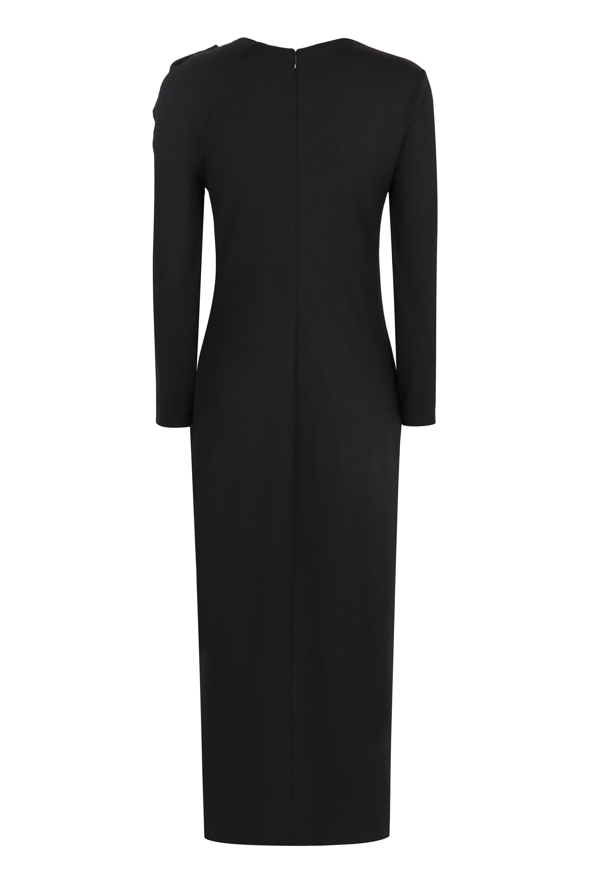 EMPORIO ARMANI Gathered Front Mini Dress